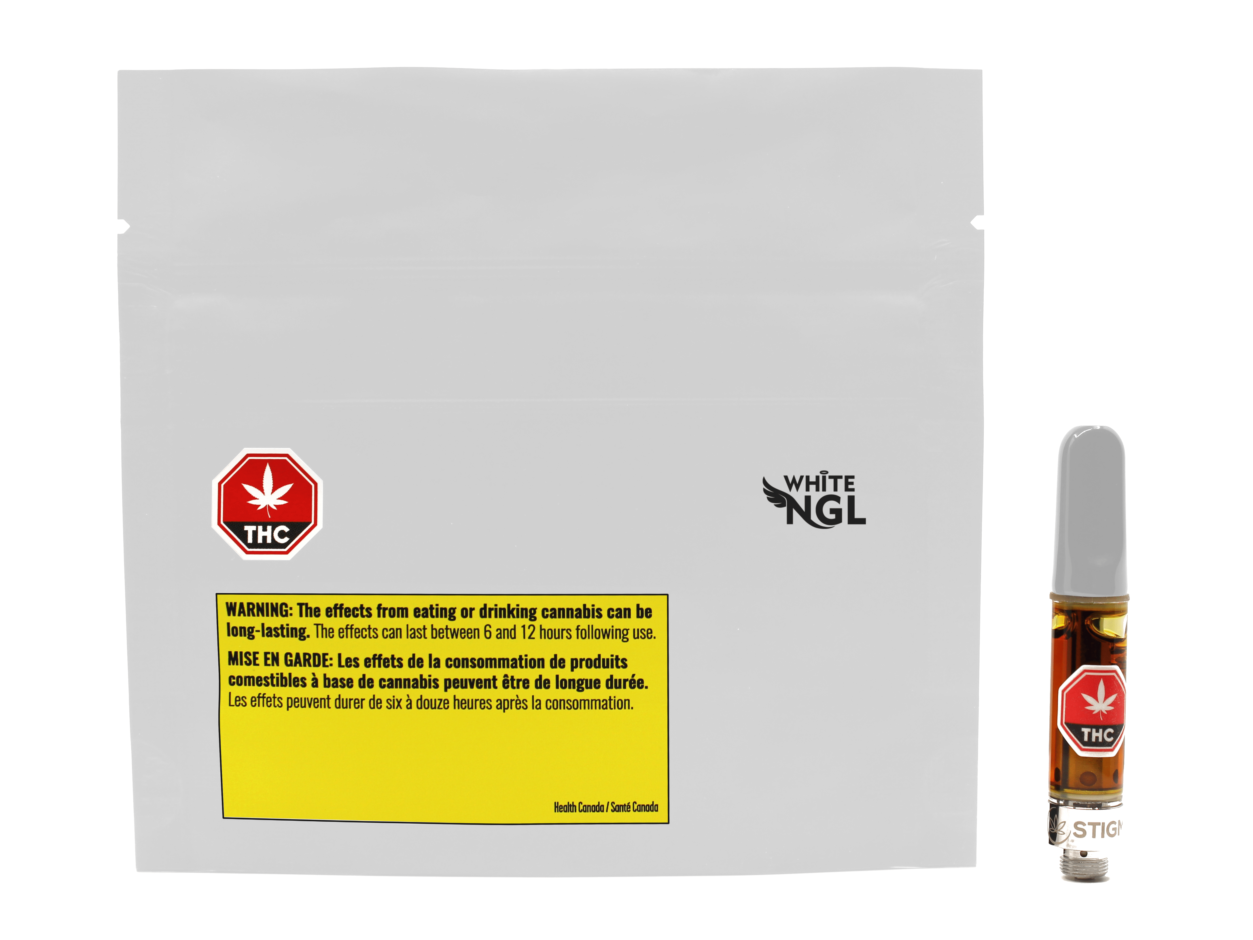 WhiteNGL Vape and Package